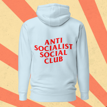 ANTI SOCIALIST SOCIAL CLUB Hoodie [Red Font]