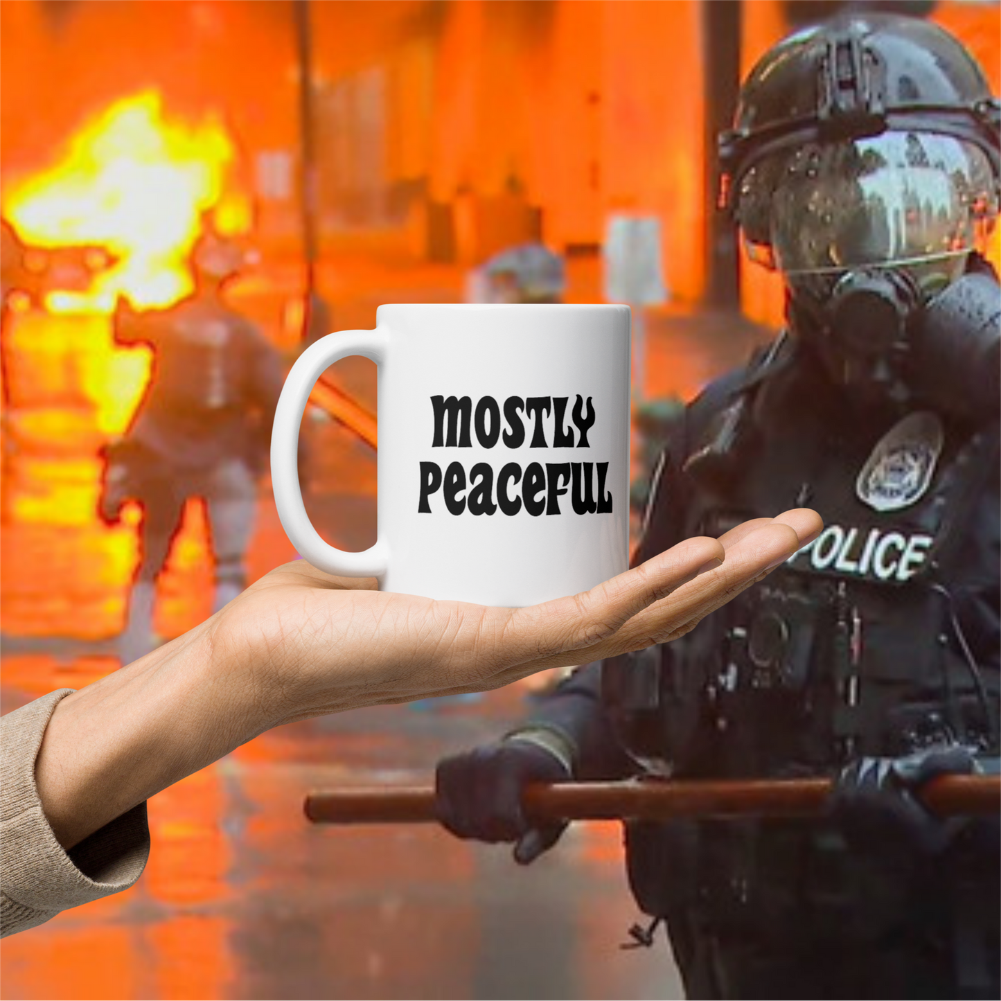 Mostly Peaceful Mug